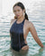 jennifer wears sche-mee lingerie nylon swimsuit sm149 navy