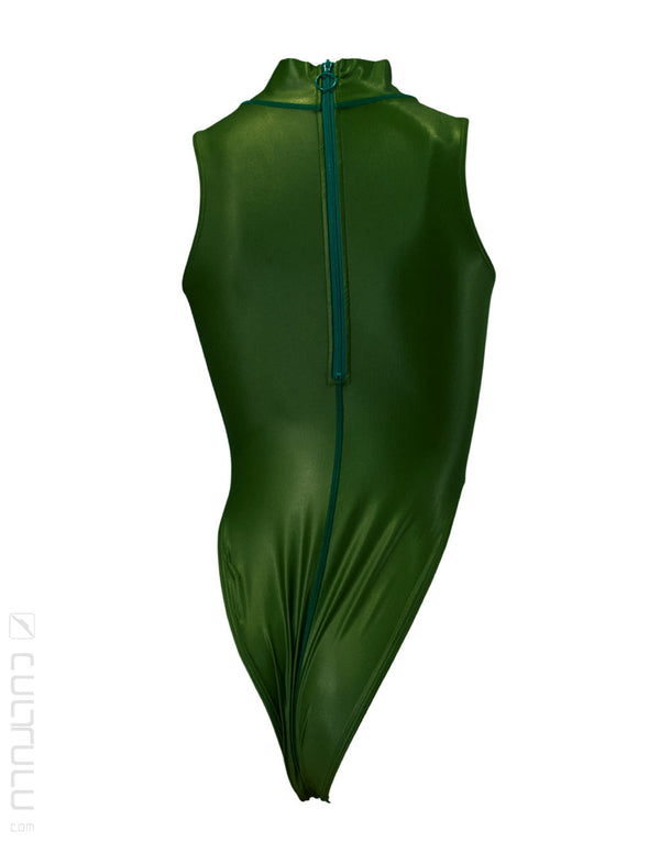 Realise SSW high neck swimsuit K0303 in kelp gloss green