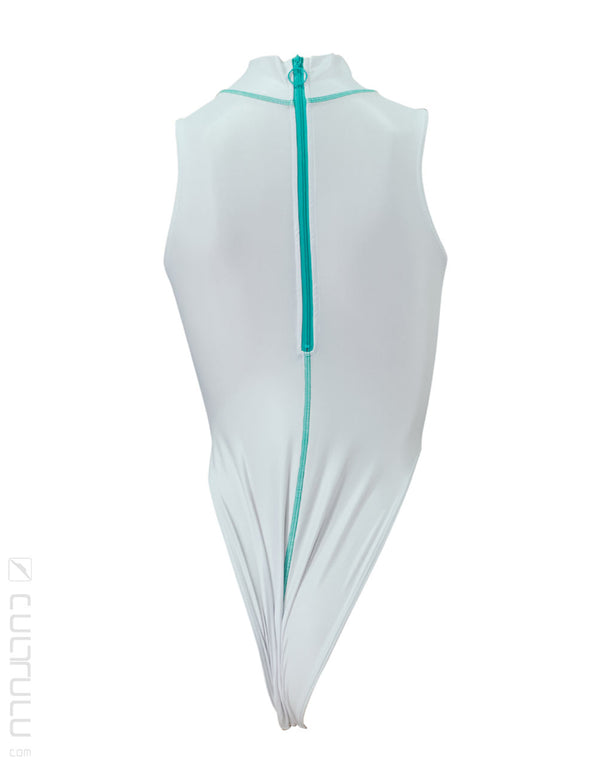 Realise SSW high neck swimsuit K0303 in polar halo white