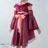 pharfaite pf119 beatrice cosplay night gown wine-red