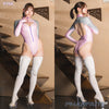 Pharfaite SGS Wetlook Bodysuit PF713 in separate Look in pink zoom out