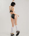 Realise N-998-Camo glänzender rubberized camouflage Badeanzug - Japan rubber schwarz