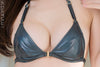 schemee SM143 shiny pearl film coated bikini ash-navy