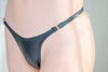 schemee SM143 shiny pearl film coated bikini ash-navy