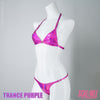 ScheMee rubberized bikini trance purple