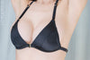 schemee SM143 luxury satin bikini black