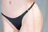 schemee SM143 luxury satin bikini black
