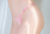 schemee SM143 luxury satin bikini pink