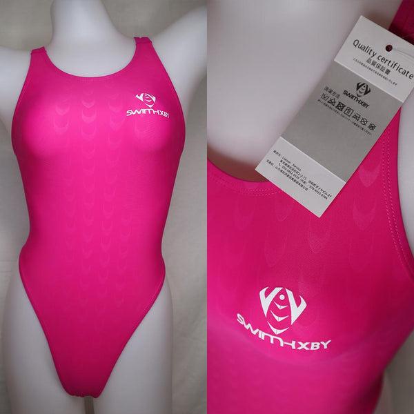 SwimHXBY 280HF klassischer "Arrowskin" X-Back Badeanzug PLUS Size