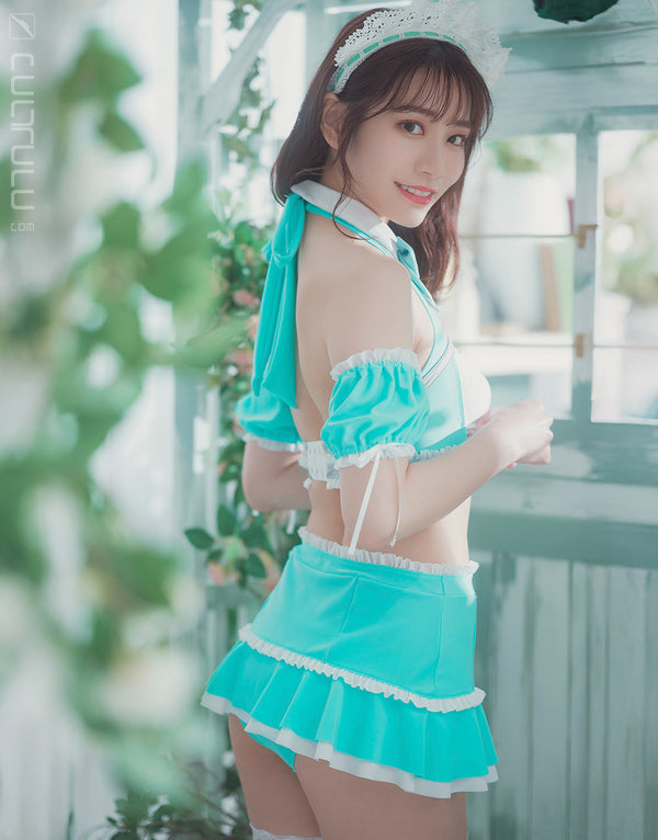 PHARFAITE [PF527] CAFÉ MAID "Blue Egg" Kostüm Ensemble