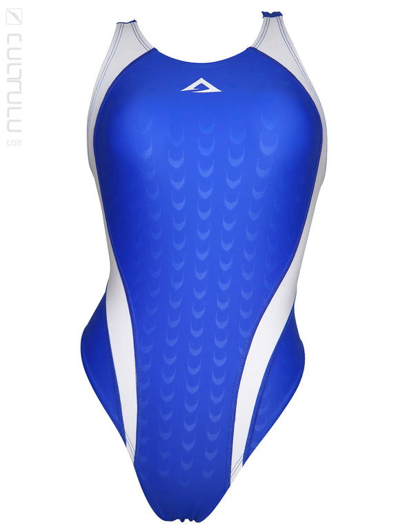 AquatiC BlueWing AC001 Japanese Competition Badeanzug in blau Detail 1
