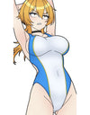 GV : Graf Vogel [GVN-1860] athletic X-Back swimsuit "Sleeping Beauty"