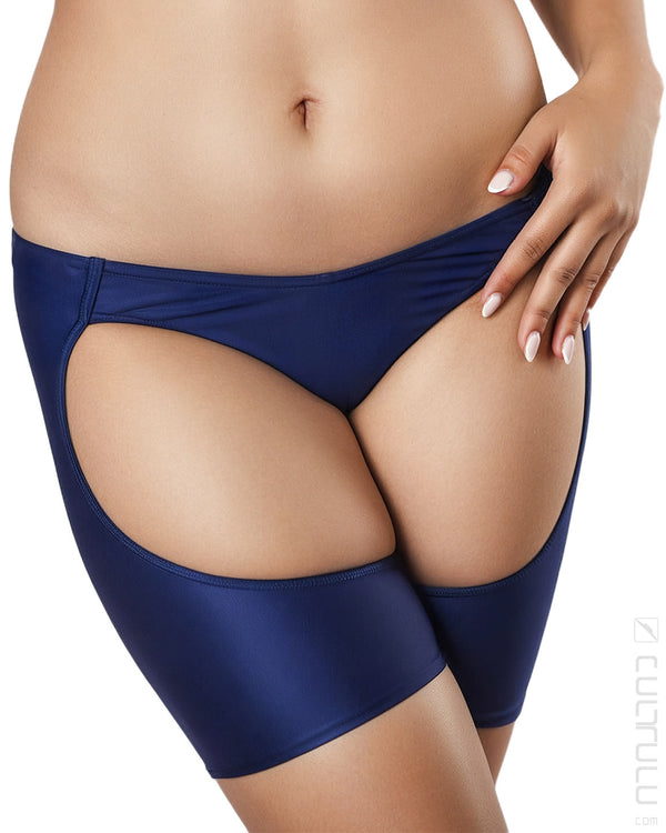 REALISE RSFT-001BT Cut-Out Bikini Briefs Navy Detail