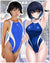 AquatiC BlueWing AC001 Japanese Competition Badeanzug in blau Comic feat Real