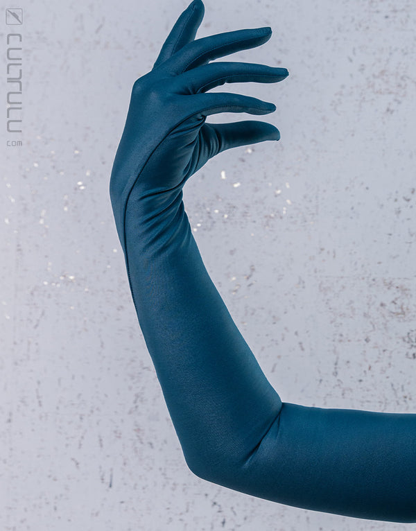 [Restposten] PHARFAITE [PF702] glänzender WET GLOSS lange Handschuhe & Knie-Strümpfe