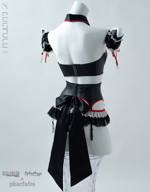 PHARFAITE [PF117] Collab "Angel Mort Motif Lingerie" Cosplay Outfit black
