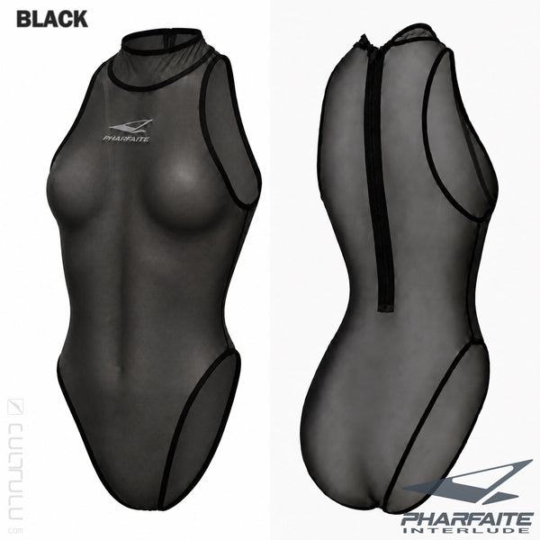 PHARFAITE Interlude [PF719] transparent MICRON SHEER highneck bodysuit