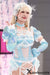 miuuu1216 wears a shiny lace and wetlook costume at the Pharfaite Showcase 4 event 2026