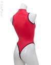 REALISE [N/T-506] sporty SUPER SHINY WET (SSW) swimsuit with front zipper