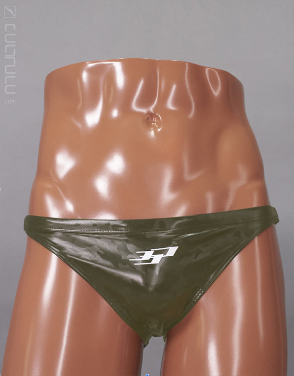 REALISE [LMP-001] Classic Swim Trunks in a Rubberized Finish