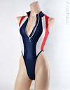 [VORBESTELLUNG] REALISE [N-036FZ] SSW NEO athletischer Frontzipper-Badeanzug – Tricolor