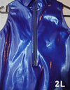 [B-Stock] REALISE [N-706] shiny HIGH GLOSS rubberized Water Polo Swimsuit with Front Zipper