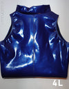 [B-Stock] REALISE [N-706] shiny HIGH GLOSS rubberized Water Polo Swimsuit with Front Zipper