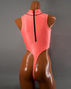 Realise T0303 SSW highneck swimsuit acid coral back