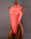 Realise T0303 SSW highneck swimsuit acid coral front