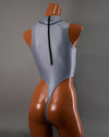 Realise T0303 SSW highneck swimsuit concrete haze back