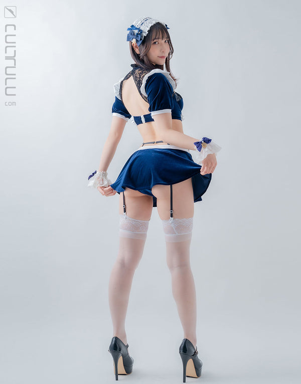 PHARFAITE [PF532] „Velvet Valet“ Kostüm Ensemble aus Samt