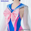 [PREORDER] PHARFAITE [PF689] SGS Wetlook &amp; SHEER "SAILOR" Uniform Top