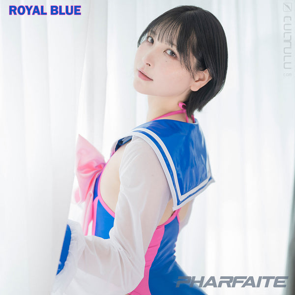 [PREORDER] PHARFAITE [PF689] SGS Wetlook &amp; SHEER "SAILOR" Uniform Top