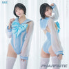 [PREORDER] PHARFAITE [PF689] SGS Wetlook &amp; SHEER "SAILOR" Uniform Top
