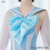 [PREORDER] PHARFAITE [PF689] SGS Wetlook &amp; SHEER "SAILOR" Uniform Top