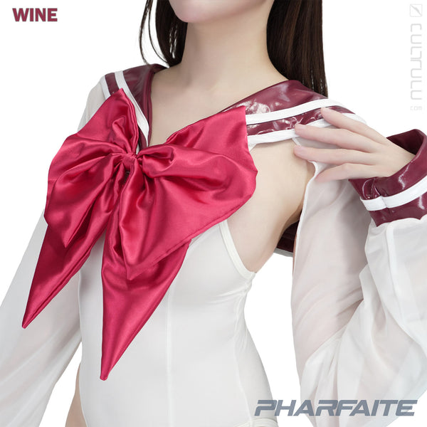 [PREORDER] PHARFAITE [PF689] SGS Wetlook &amp; SHEER "SAILOR" Uniform Top