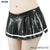 Pharfaite shiny SGS wetlook micro mini skirt PF575 black