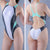 PHARFAITE [PF643] shiny SGS WETLOOK Racing swimsuit V1