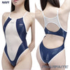 [PREORDER] PHARFAITE [PF709] Shiny SGS "DIAMOND SHEER" swimsuit with transparent patches