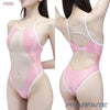 [PREORDER] PHARFAITE [PF709] Shiny SGS "DIAMOND SHEER" swimsuit with transparent patches