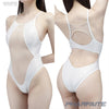 [PREORDER] PHARFAITE [PF709] Shiny SGS "DIAMOND SHEER" swimsuit with transparent patches