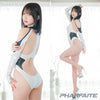 [PRE-ORDER] PHARFAITE [PF710] shiny SGS WETLOOK "OFF Shoulder" Bodysuit