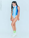 REALISE [N-0371-MSH] sporty SOFT-MESH swimsuit TRICOLOR V2