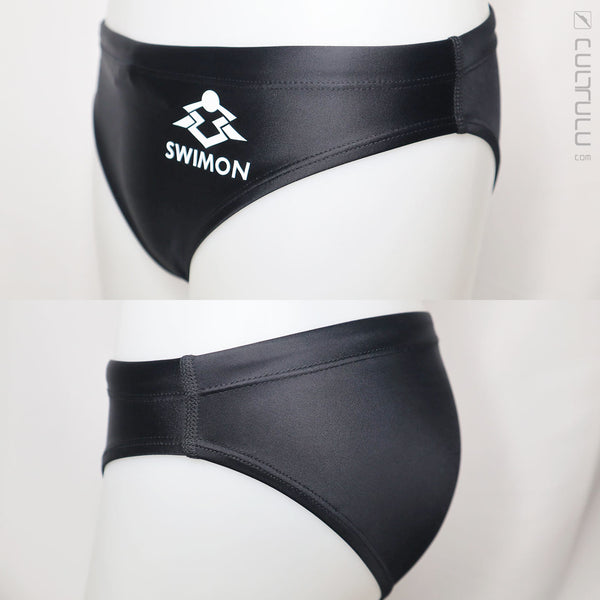 swimon so100 unisex mens swim briefs in black