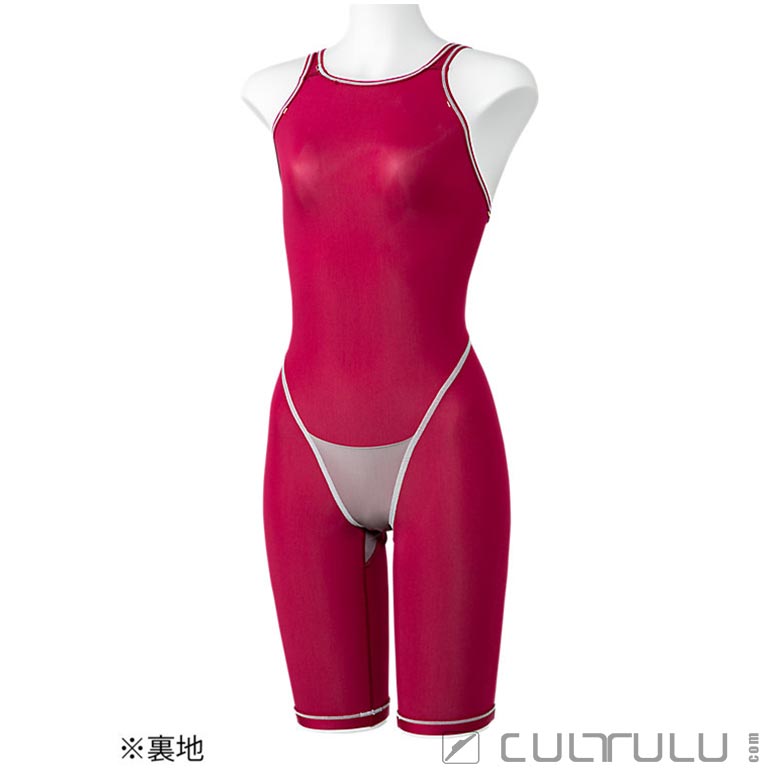 ASICS Japan SpurTex Pro swimsuit shorty ASL12S red linings