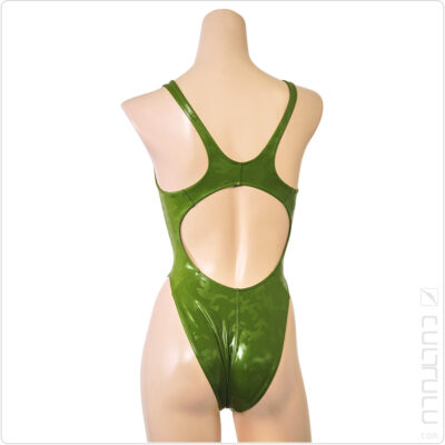 Realise shiny camouflage swimsuit N998 in green