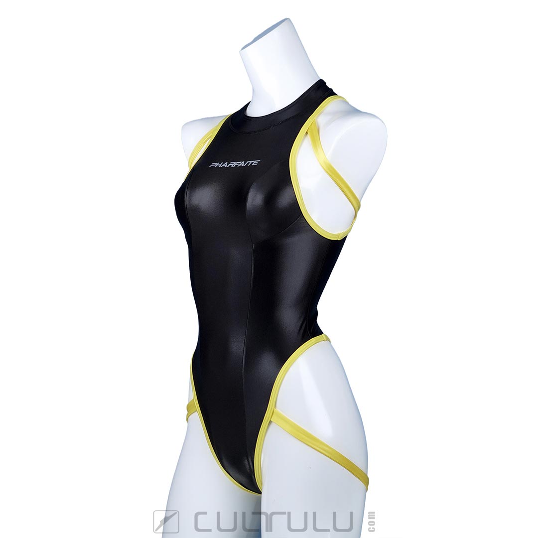 PHARFAITE [PF630] SGS wetlook X-back swimsuit - Cultulu