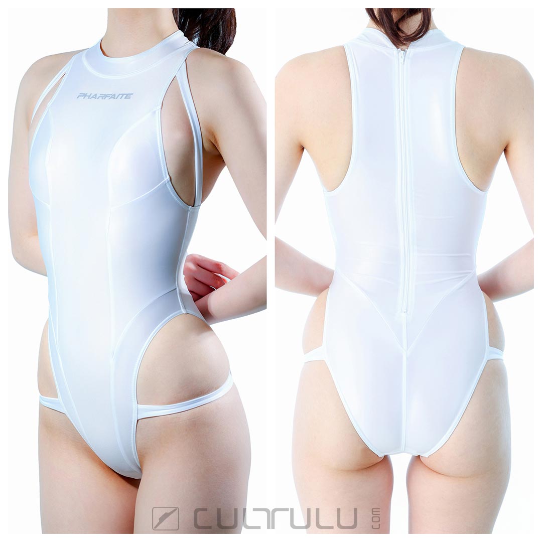Pharfaite SGS NEO binder-swimsuit back swimsuit PF624 white