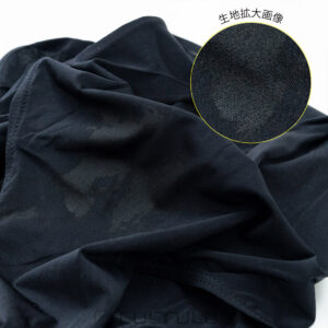 Poolsider henley neck bodysuit PSBS001 fabric black