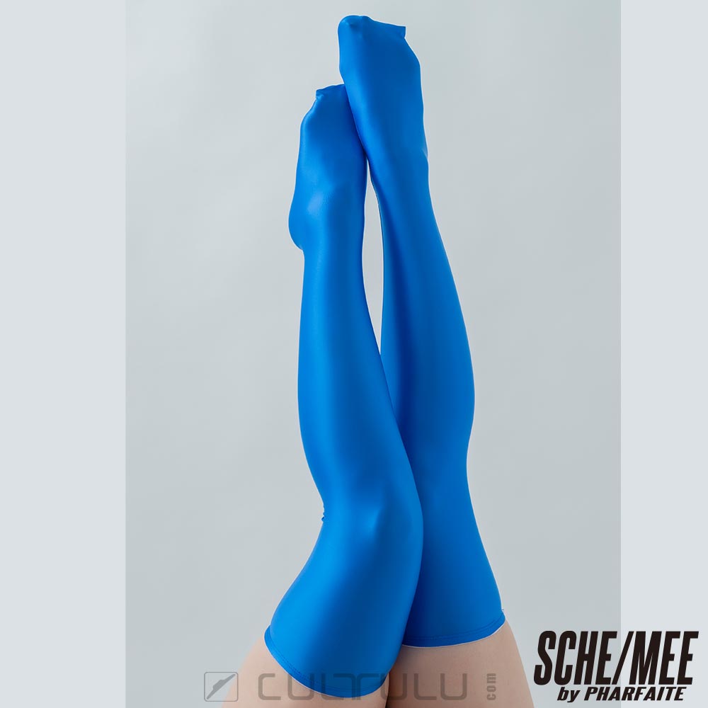 Sche-Mee gloves and stockings PF621 fittysatin blue